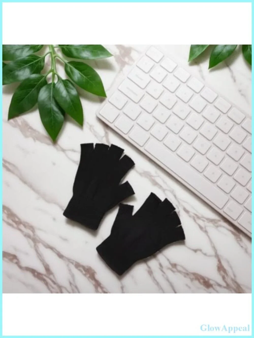 4 Pairs Fingerless Winter Gloves for Typing, Driving, Running - Half Finger,